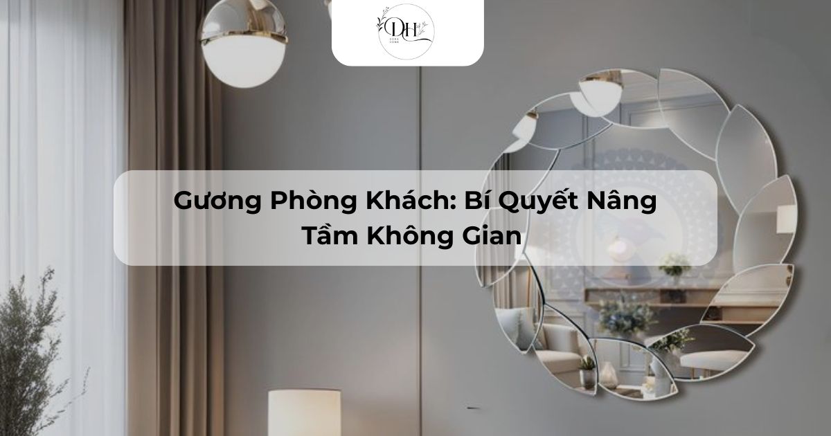 Gương Phòng Khách: Bí Quyết Nâng Tầm Không Gian 