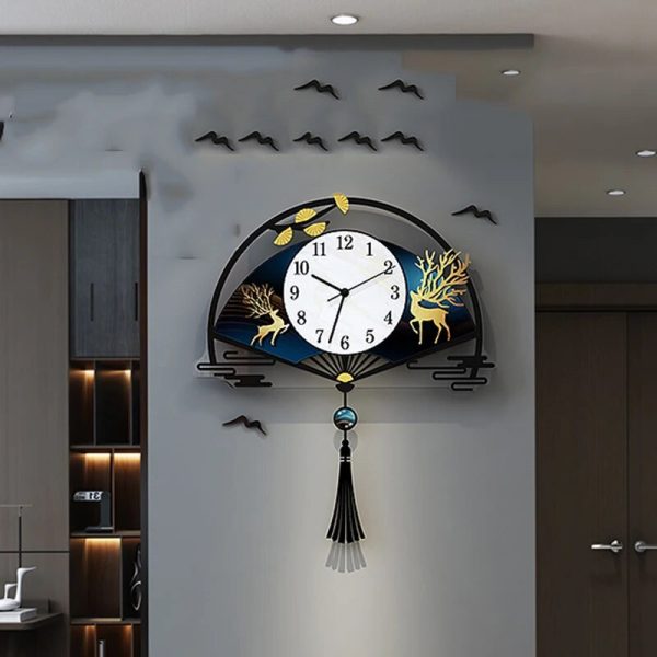ĐỒNG HỒ TREO TƯỜNG HÌNH QUẠT HIỆN ĐẠI - DORAHOME - Hình ảnh 4