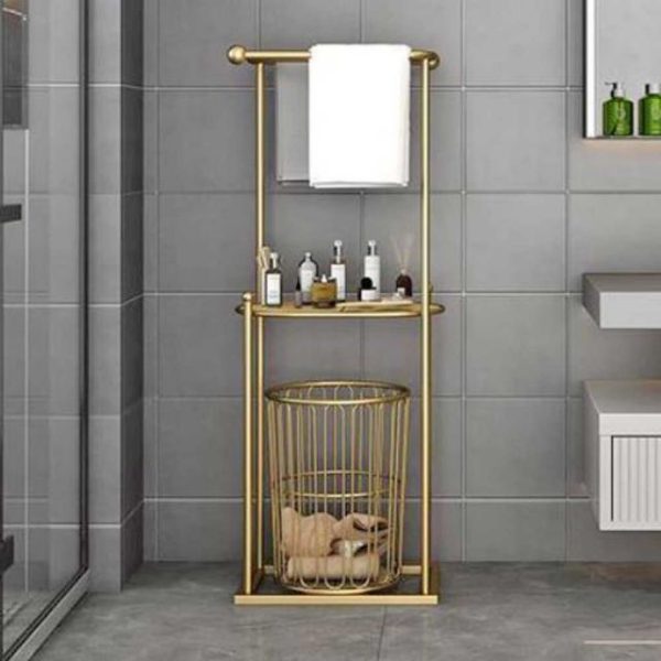 GIÁ TREO ĐỒ KHUNG SẮT MẶT ĐÁ SANG TRỌNG - DORAHOME - Hình ảnh 5
