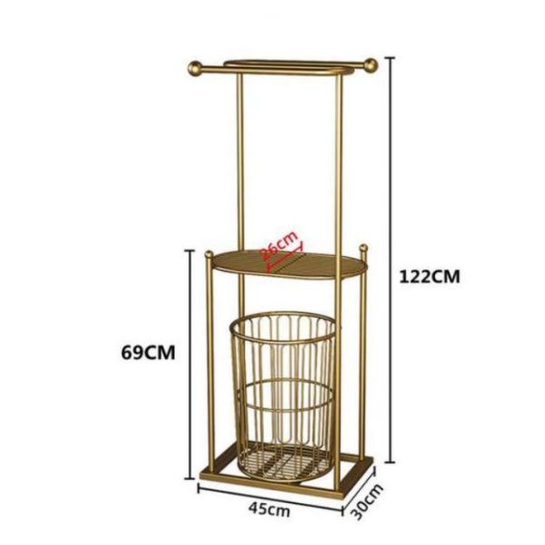 GIÁ TREO ĐỒ KHUNG SẮT MẶT ĐÁ SANG TRỌNG - DORAHOME - Hình ảnh 4