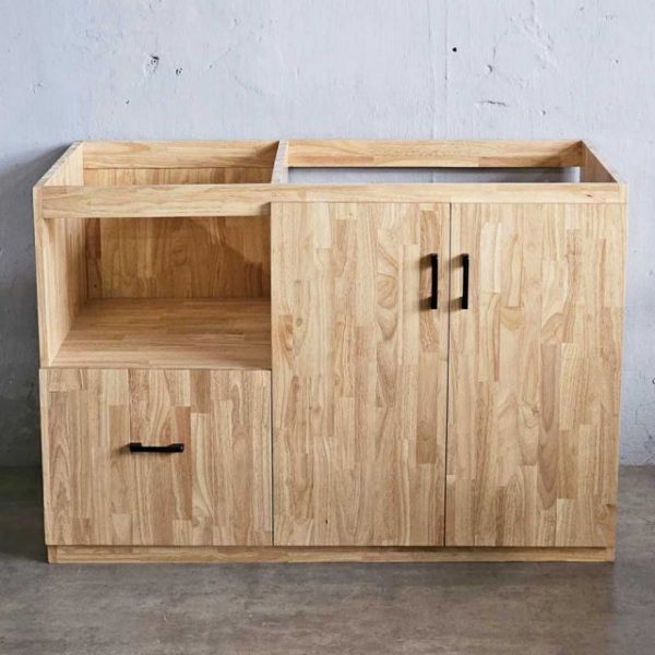 MODULE TỦ BẾP MINI GỖ CAO SU TỰ NHIÊN - DORAHOME - Hình ảnh 6