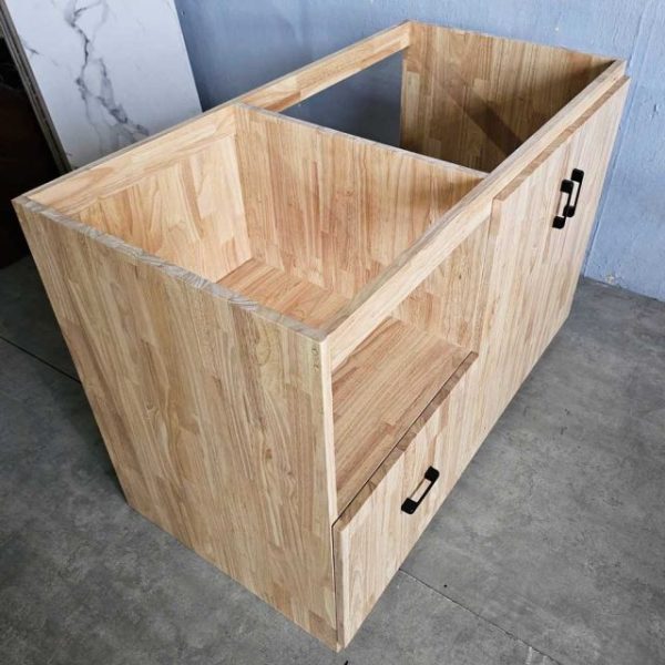 MODULE TỦ BẾP MINI GỖ CAO SU TỰ NHIÊN - DORAHOME - Hình ảnh 4